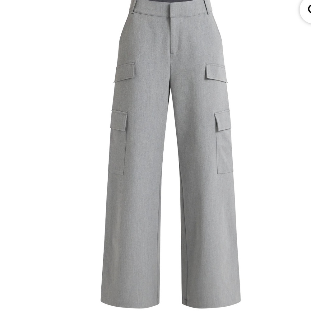 Woman’s Gray Utility Trouser Cargo Pants Sz 24W NWT